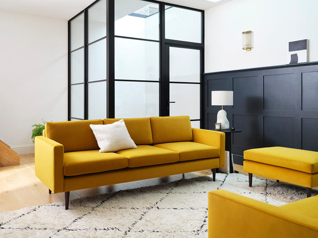 Swyft 3 Seater Sofa Model 01- Mustard