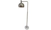 Marble And Silver Floor Lamp